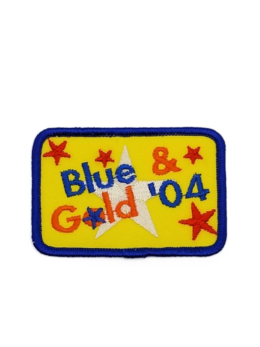 2004 Cub Scout Blue Gold Event Patch Stars Vintage NOS